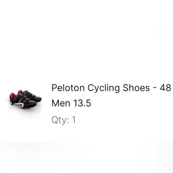 Peloton Men’s Cycling Shoes – Size 13.5, Black/Red – Excellent Condition - Picture 6 of 6